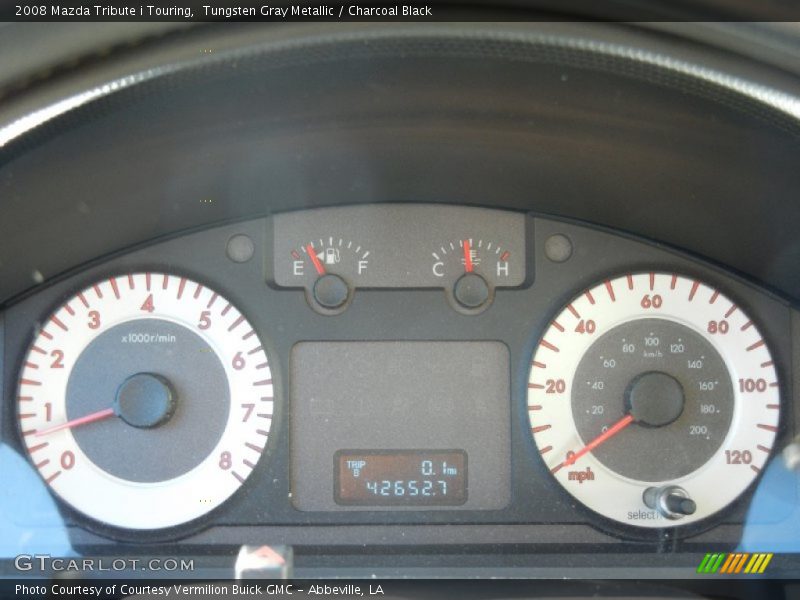 Tungsten Gray Metallic / Charcoal Black 2008 Mazda Tribute i Touring