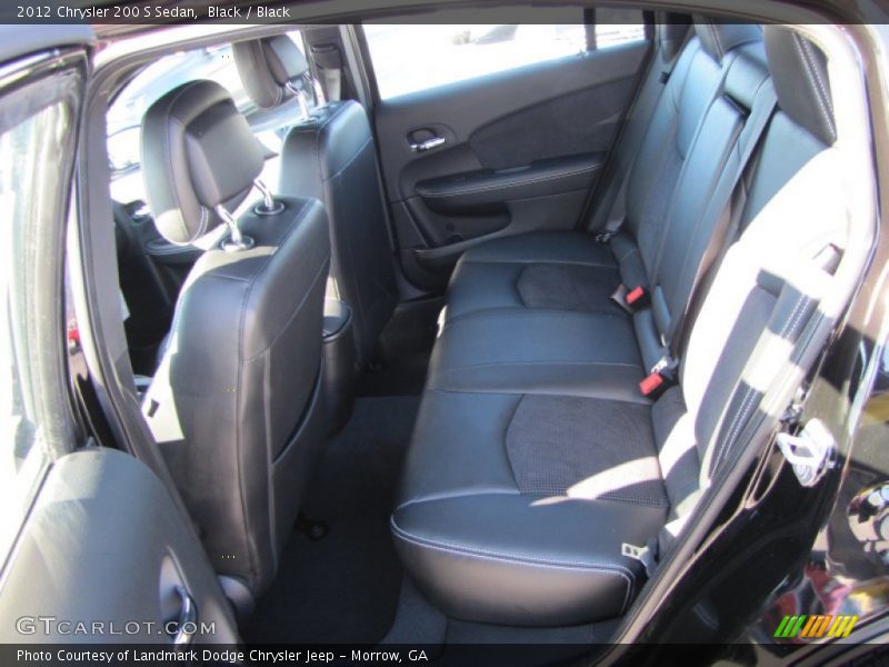 Black / Black 2012 Chrysler 200 S Sedan