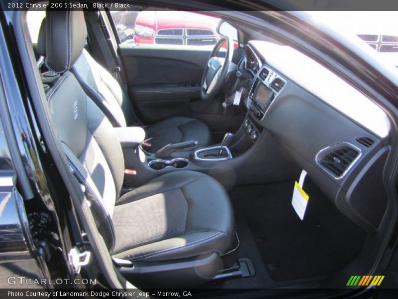 Black / Black 2012 Chrysler 200 S Sedan