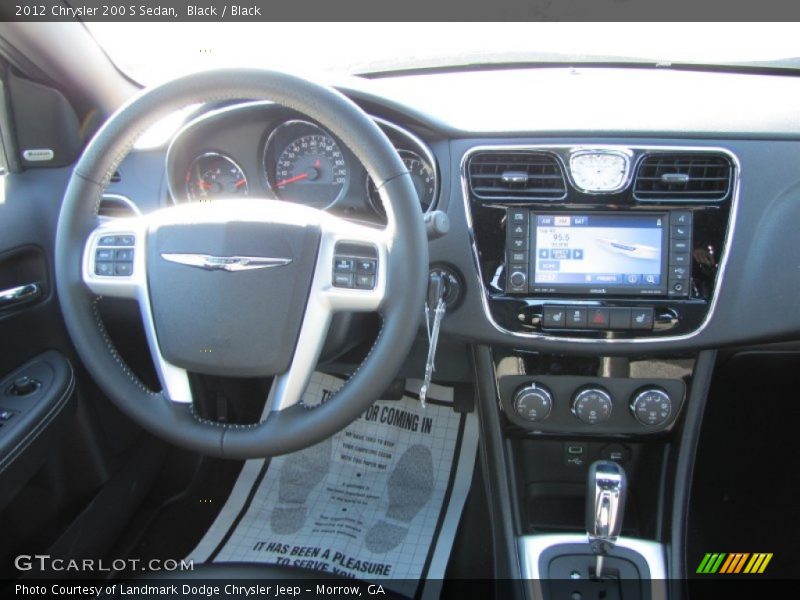 Black / Black 2012 Chrysler 200 S Sedan