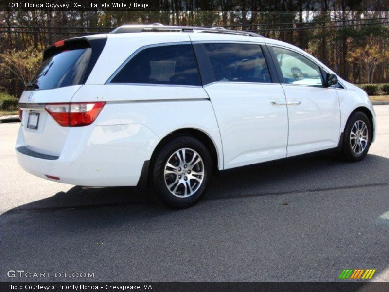 Taffeta White / Beige 2011 Honda Odyssey EX-L