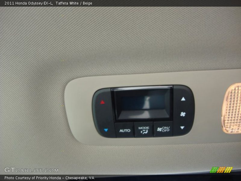 Taffeta White / Beige 2011 Honda Odyssey EX-L