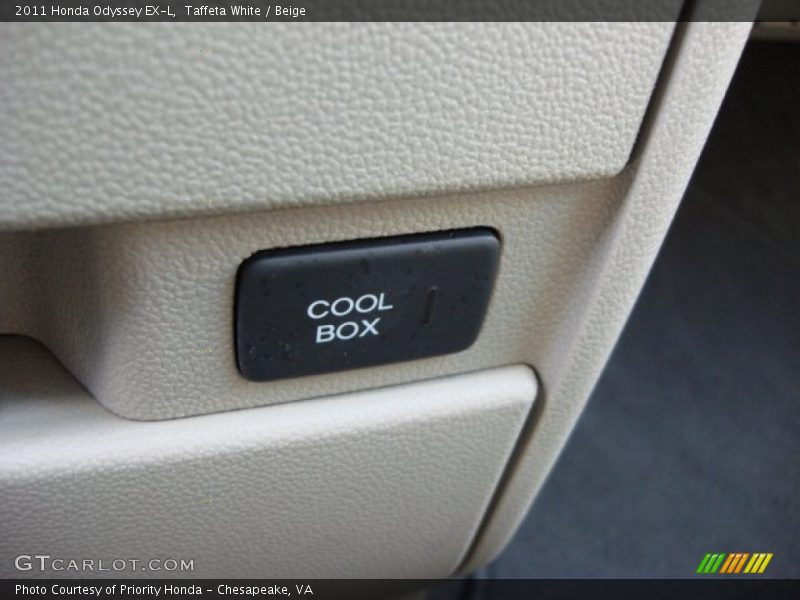 Taffeta White / Beige 2011 Honda Odyssey EX-L