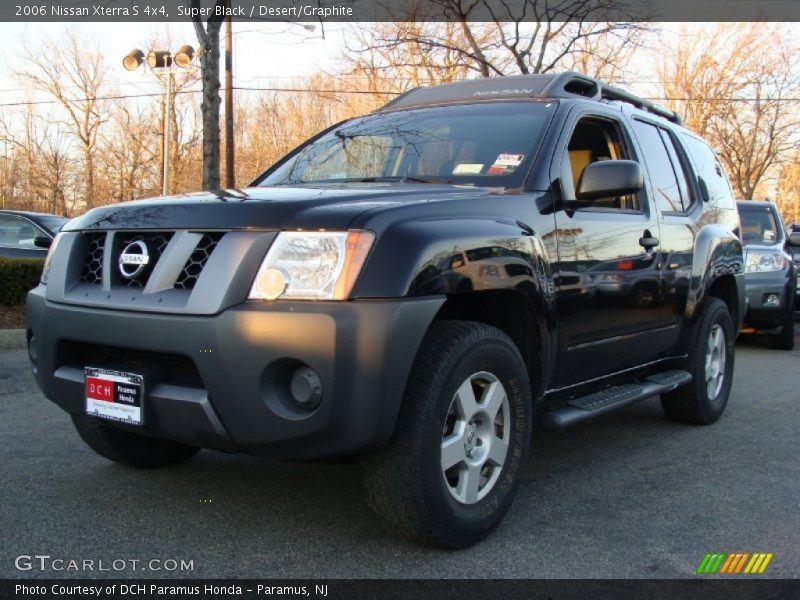 Super Black / Desert/Graphite 2006 Nissan Xterra S 4x4