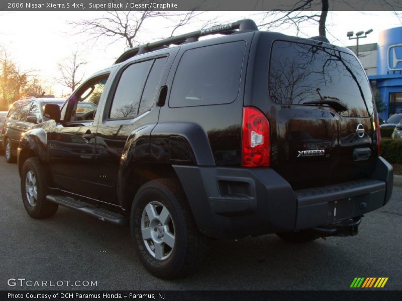 Super Black / Desert/Graphite 2006 Nissan Xterra S 4x4