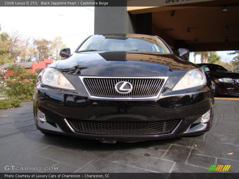 Black Sapphire Pearl / Cashmere Beige 2008 Lexus IS 250