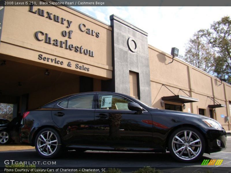 Black Sapphire Pearl / Cashmere Beige 2008 Lexus IS 250