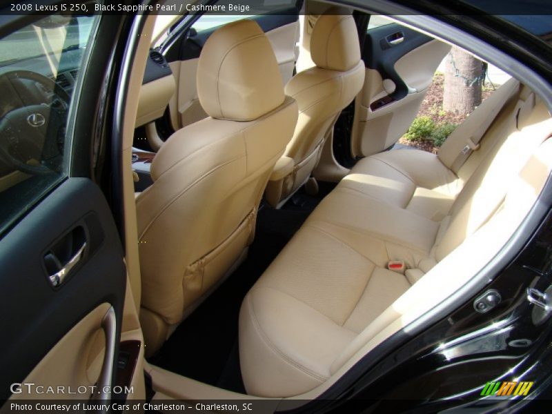 Black Sapphire Pearl / Cashmere Beige 2008 Lexus IS 250