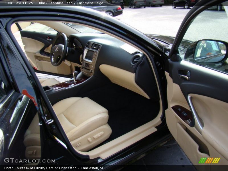 Black Sapphire Pearl / Cashmere Beige 2008 Lexus IS 250