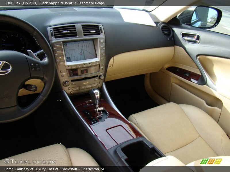 Black Sapphire Pearl / Cashmere Beige 2008 Lexus IS 250