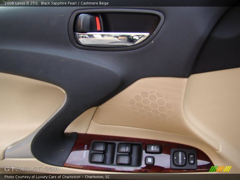 Black Sapphire Pearl / Cashmere Beige 2008 Lexus IS 250