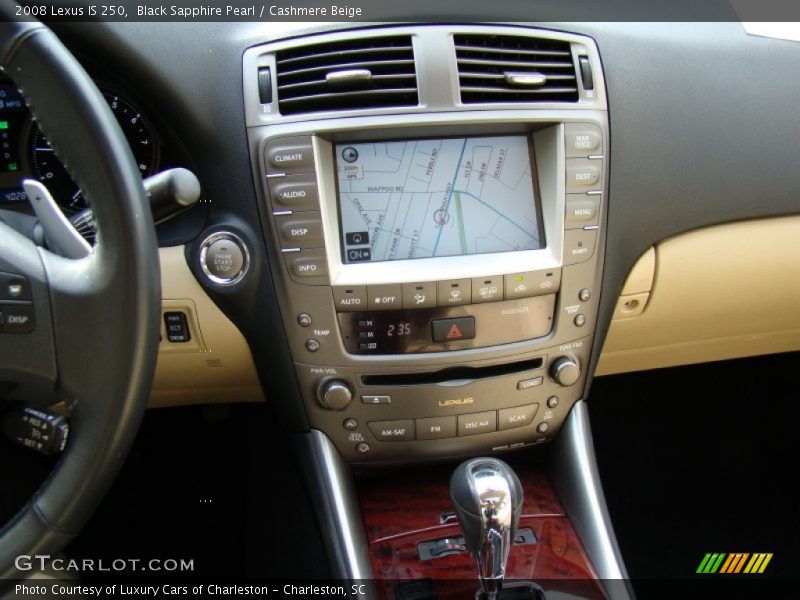 Black Sapphire Pearl / Cashmere Beige 2008 Lexus IS 250