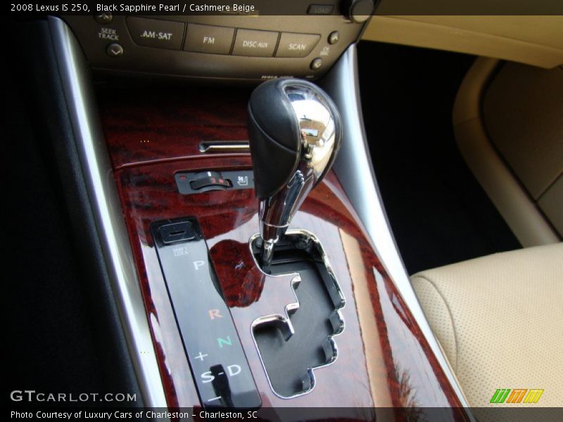 Black Sapphire Pearl / Cashmere Beige 2008 Lexus IS 250