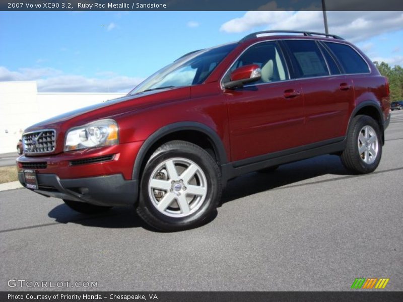 Ruby Red Metallic / Sandstone 2007 Volvo XC90 3.2