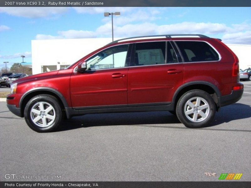 Ruby Red Metallic / Sandstone 2007 Volvo XC90 3.2