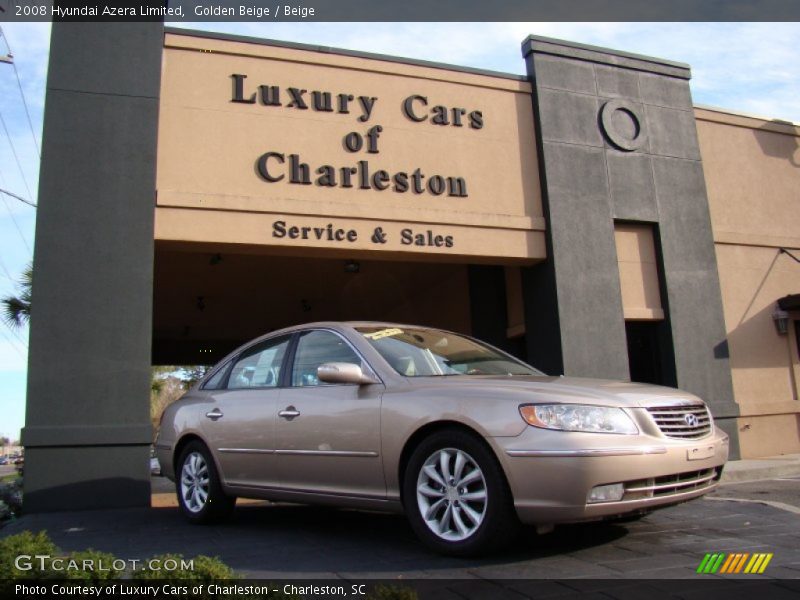 Golden Beige / Beige 2008 Hyundai Azera Limited