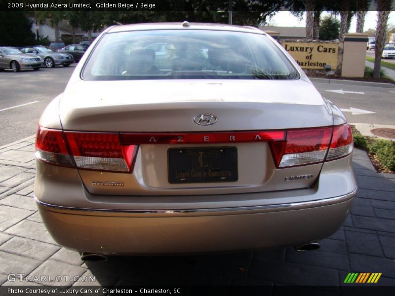 Golden Beige / Beige 2008 Hyundai Azera Limited