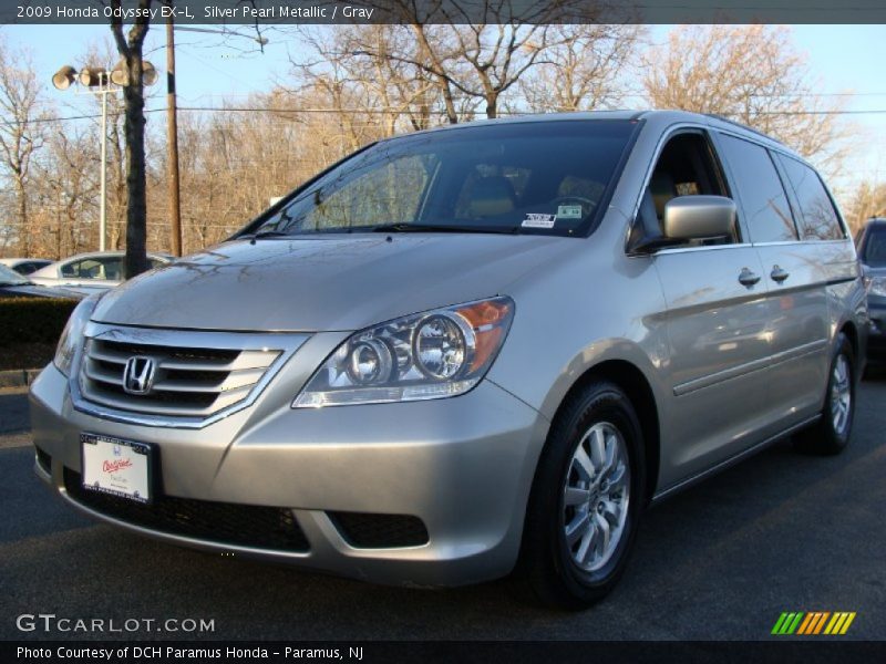 Silver Pearl Metallic / Gray 2009 Honda Odyssey EX-L