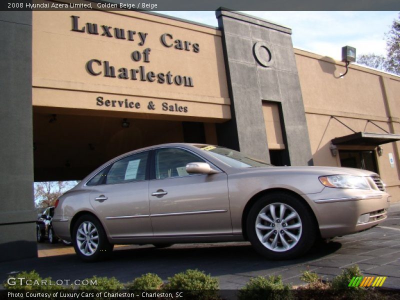 Golden Beige / Beige 2008 Hyundai Azera Limited