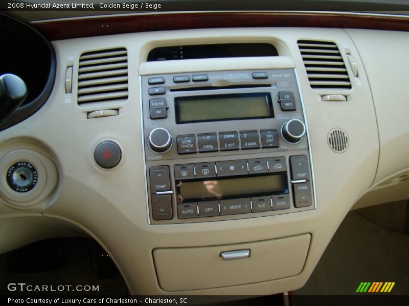 Golden Beige / Beige 2008 Hyundai Azera Limited