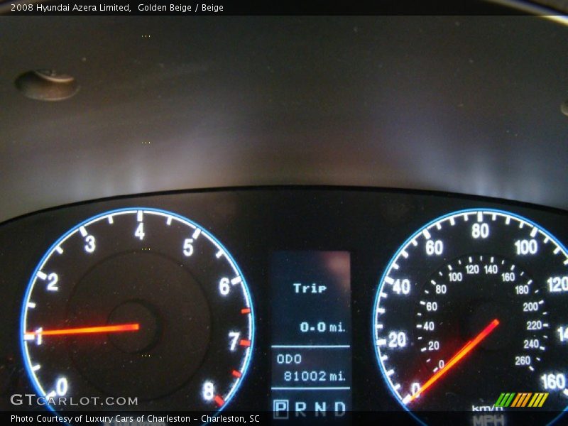 Golden Beige / Beige 2008 Hyundai Azera Limited