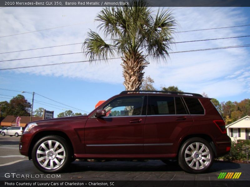 Barolo Red Metallic / Almond/Black 2010 Mercedes-Benz GLK 350