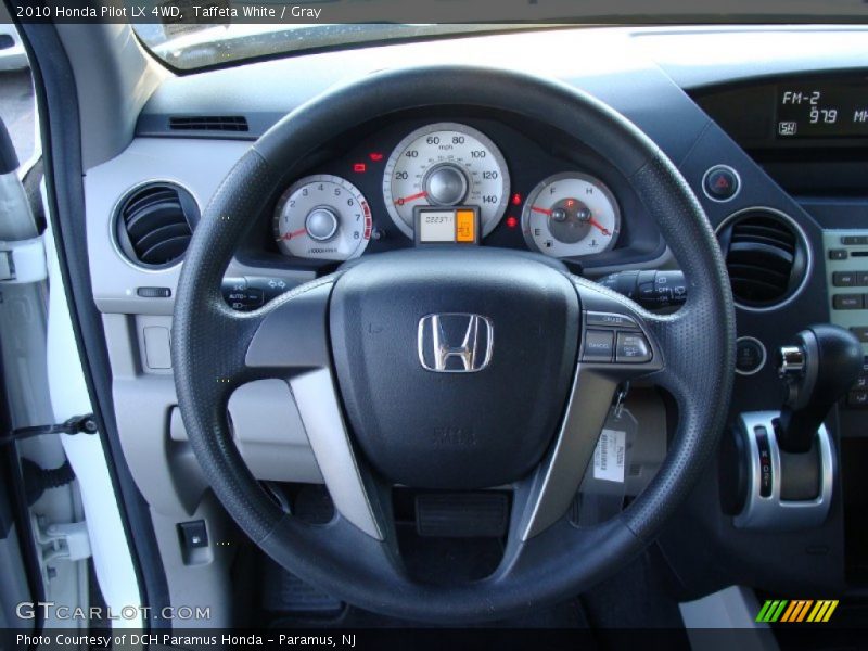 Taffeta White / Gray 2010 Honda Pilot LX 4WD