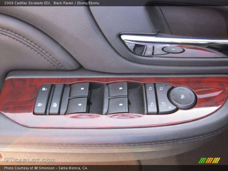 Black Raven / Ebony/Ebony 2009 Cadillac Escalade ESV