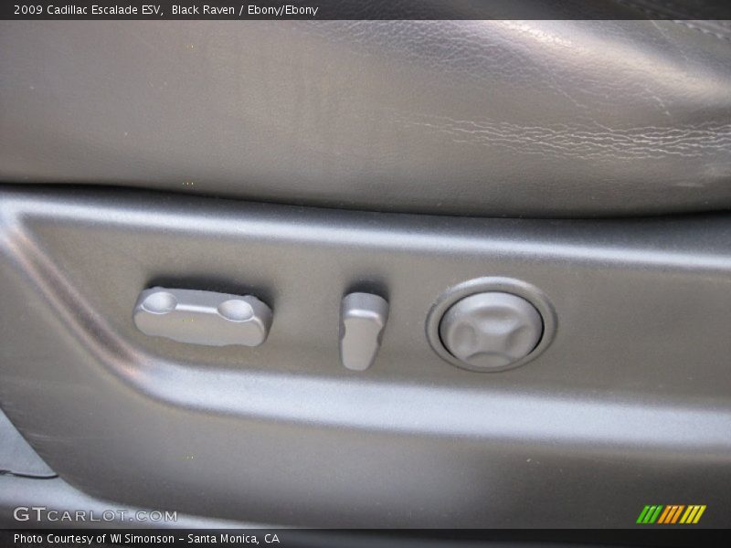 Black Raven / Ebony/Ebony 2009 Cadillac Escalade ESV