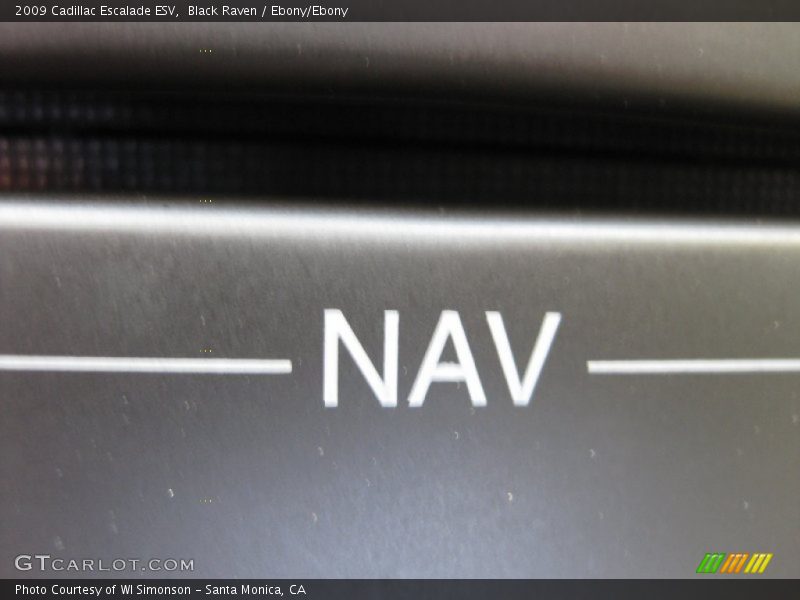 Black Raven / Ebony/Ebony 2009 Cadillac Escalade ESV