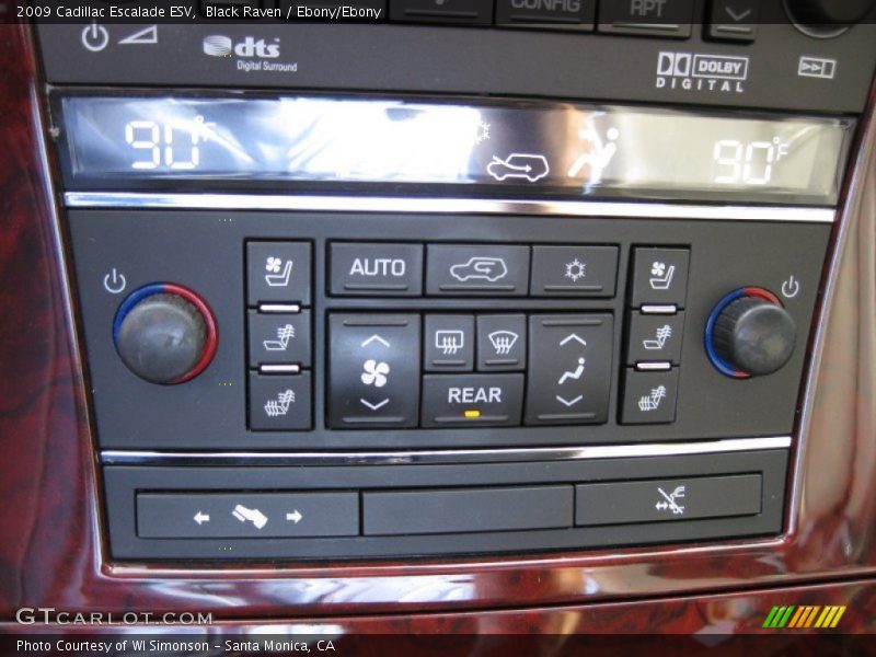 Black Raven / Ebony/Ebony 2009 Cadillac Escalade ESV
