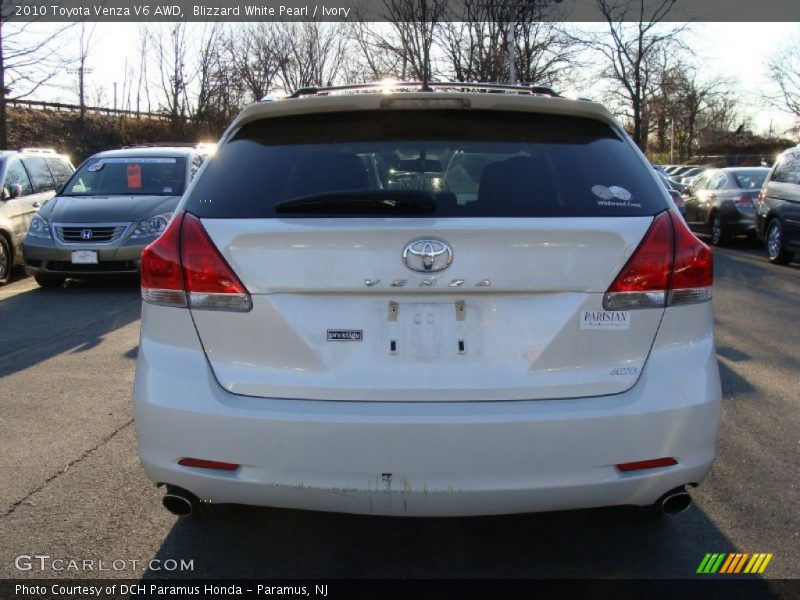 Blizzard White Pearl / Ivory 2010 Toyota Venza V6 AWD