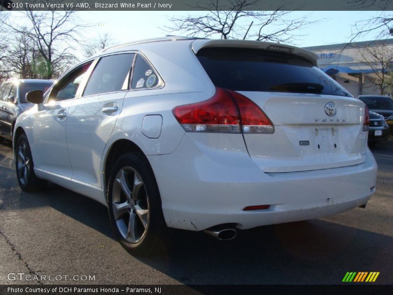 Blizzard White Pearl / Ivory 2010 Toyota Venza V6 AWD