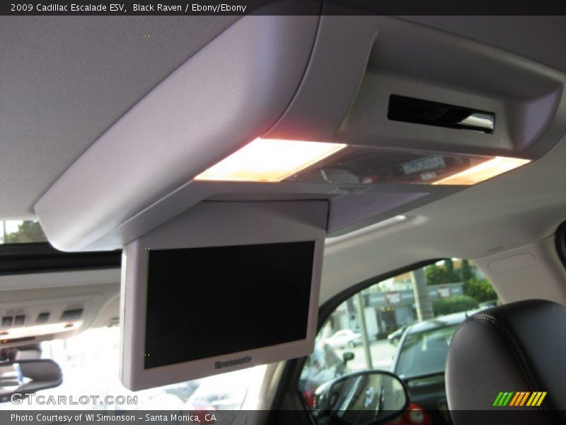 Black Raven / Ebony/Ebony 2009 Cadillac Escalade ESV