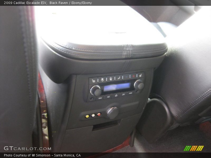 Black Raven / Ebony/Ebony 2009 Cadillac Escalade ESV