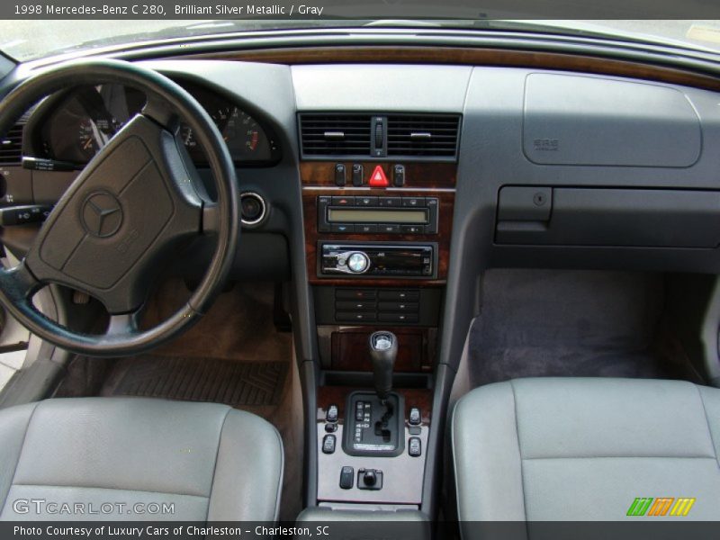 Brilliant Silver Metallic / Gray 1998 Mercedes-Benz C 280