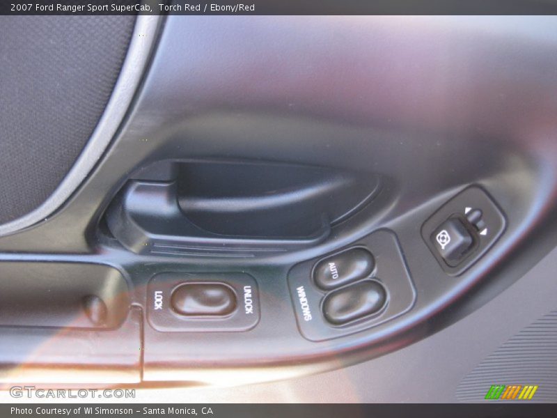 Torch Red / Ebony/Red 2007 Ford Ranger Sport SuperCab