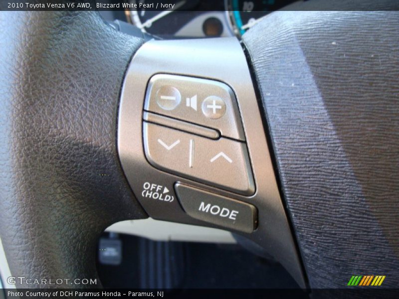 Blizzard White Pearl / Ivory 2010 Toyota Venza V6 AWD
