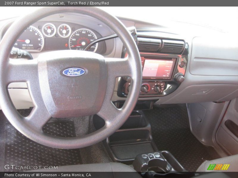 Torch Red / Ebony/Red 2007 Ford Ranger Sport SuperCab