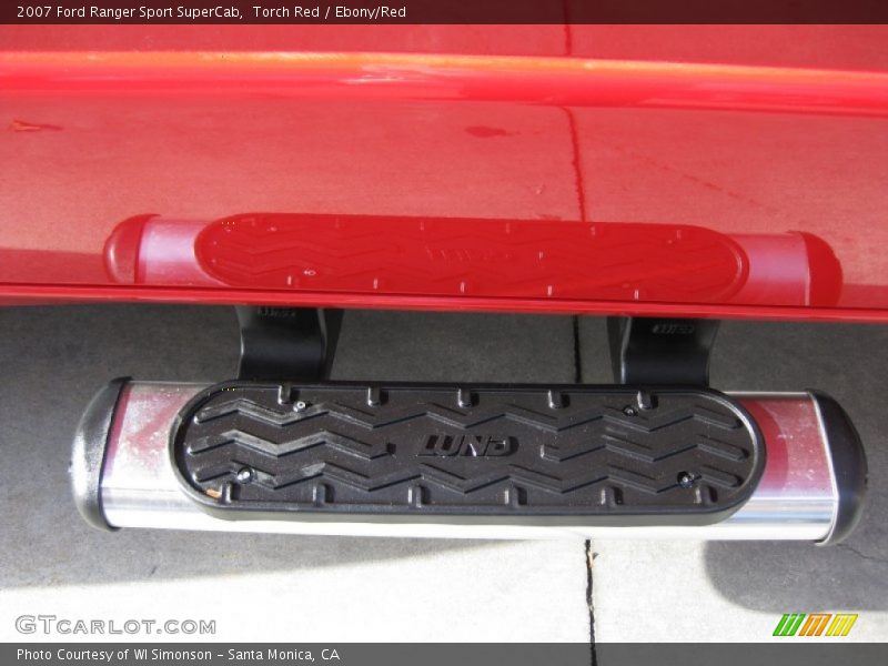 Torch Red / Ebony/Red 2007 Ford Ranger Sport SuperCab