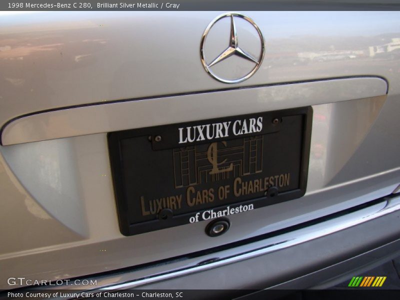 Brilliant Silver Metallic / Gray 1998 Mercedes-Benz C 280