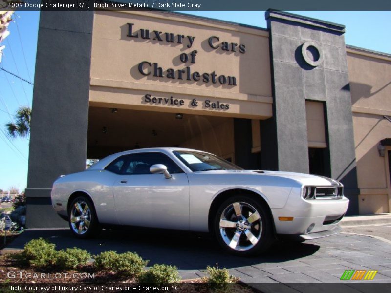 Bright Silver Metallic / Dark Slate Gray 2009 Dodge Challenger R/T