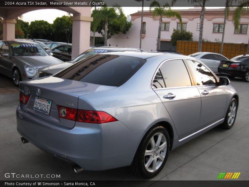 Meteor Silver Metallic / Quartz 2004 Acura TSX Sedan