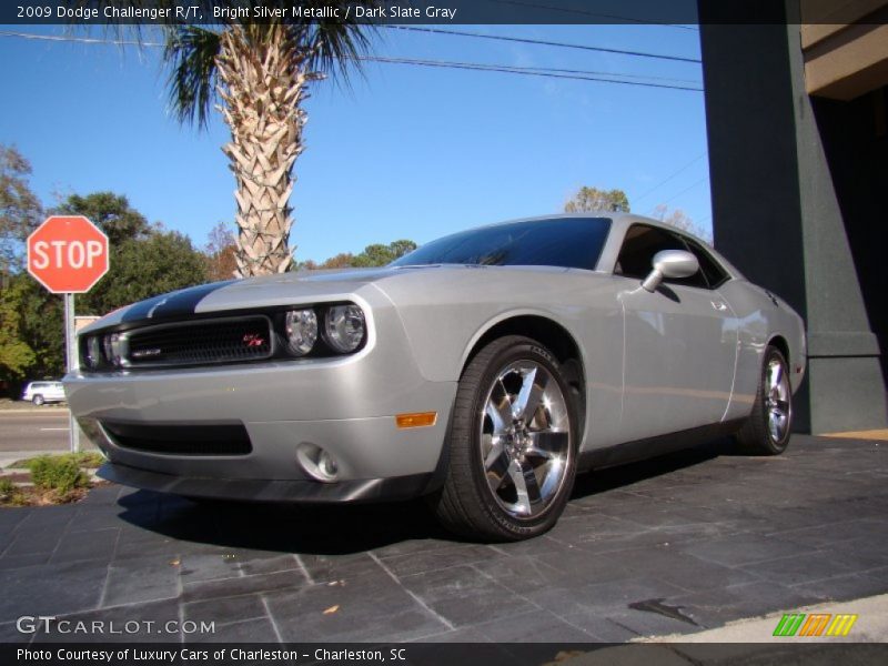 Bright Silver Metallic / Dark Slate Gray 2009 Dodge Challenger R/T