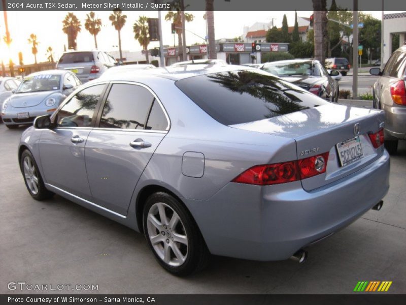 Meteor Silver Metallic / Quartz 2004 Acura TSX Sedan