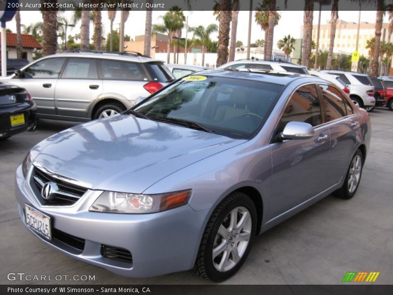 Meteor Silver Metallic / Quartz 2004 Acura TSX Sedan