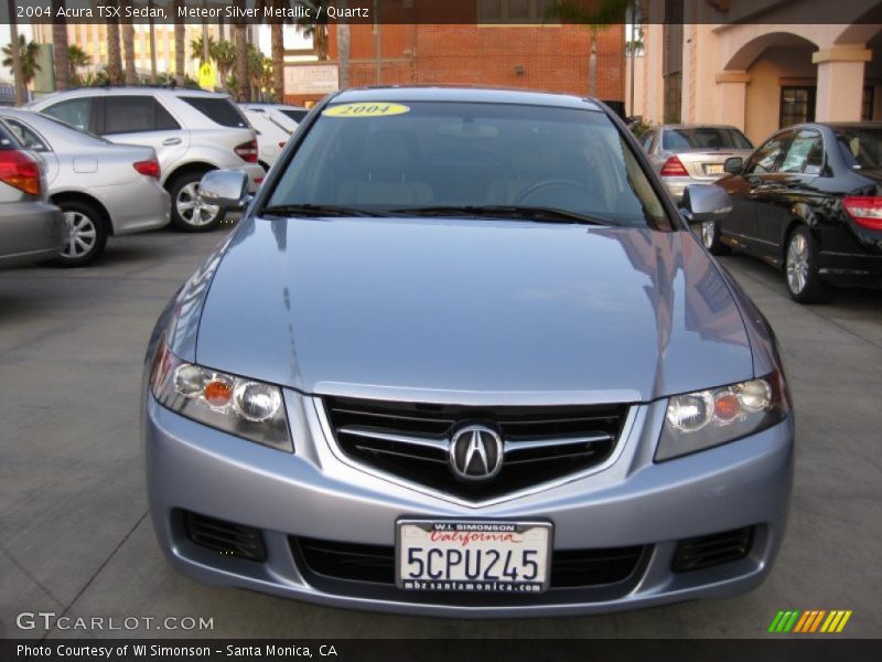 Meteor Silver Metallic / Quartz 2004 Acura TSX Sedan