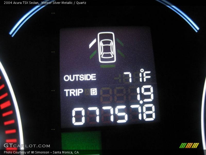 Meteor Silver Metallic / Quartz 2004 Acura TSX Sedan