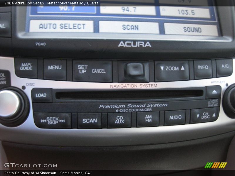 Meteor Silver Metallic / Quartz 2004 Acura TSX Sedan