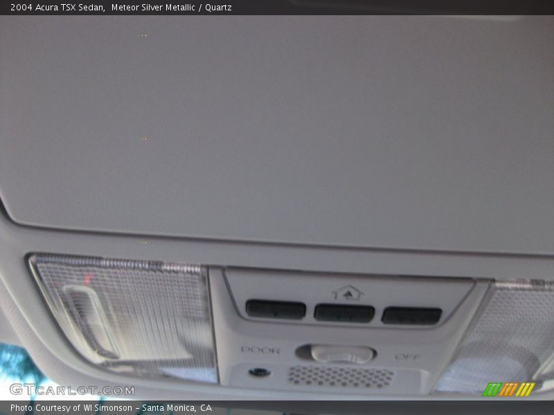 Meteor Silver Metallic / Quartz 2004 Acura TSX Sedan